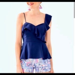 Lilly Pulitzer One Shoulder Top